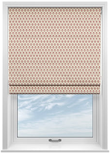Emily Bond Hawthorn, Swiss Red - Twist&Fit Roman Blind